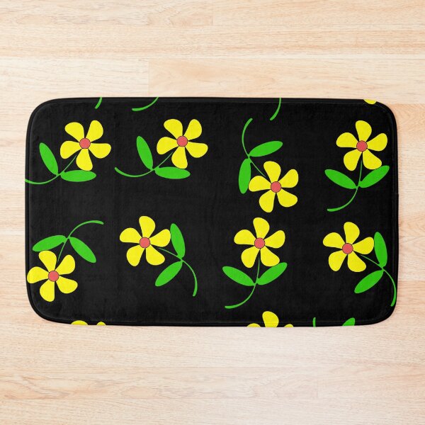 Item preview, Yellow flowers pattern on designed and sold by Amit Mane.