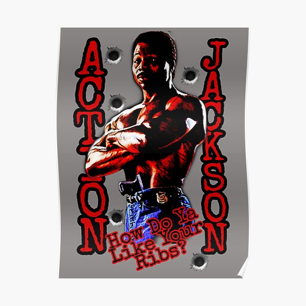 Action Jackson Poster Von Annafokina Redbubble