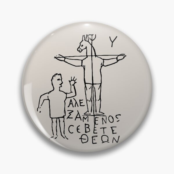 Item preview, Roman Graffiti: “Alexamenos worships [his] god” designed and sold by DotorEaon.