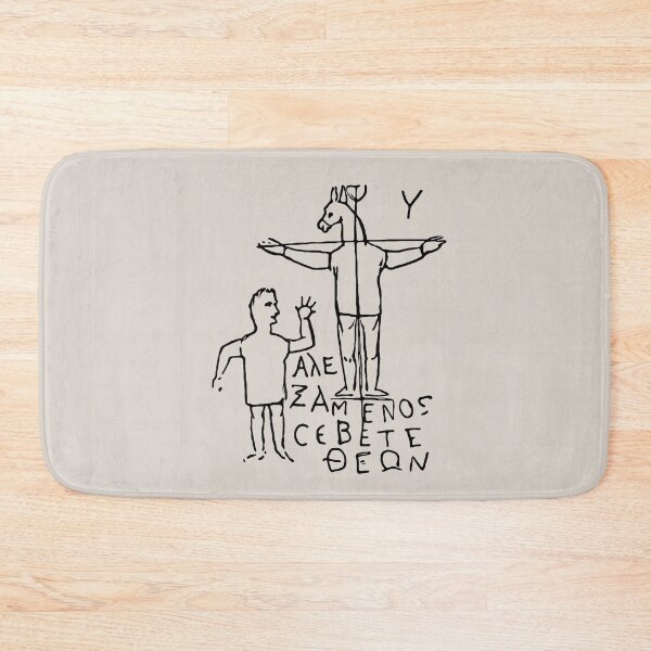 Item preview, Roman Graffiti: “Alexamenos worships [his] god” designed and sold by DotorEaon.