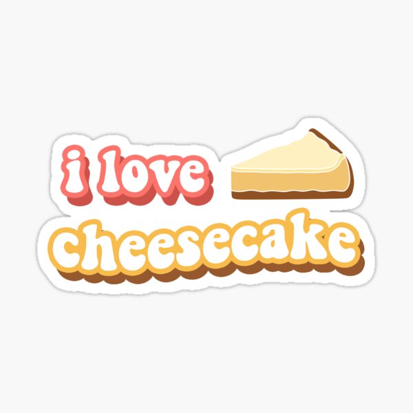 han jisung i love cheesecake Sticker