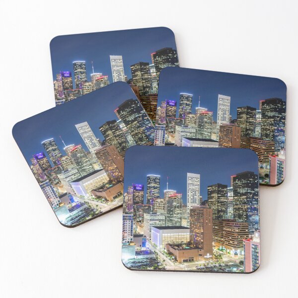 Item preview, Downtown Houston Skyline from above! designed and sold by Raul Cano.