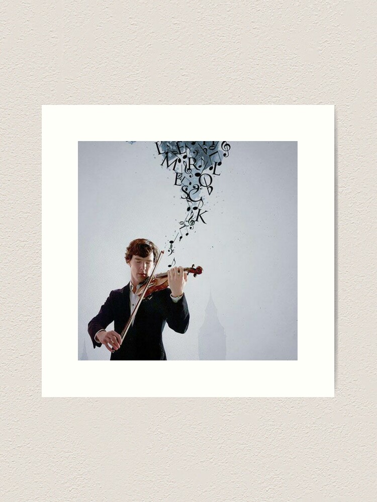 Sherlock playing violin Sherlock playing violin