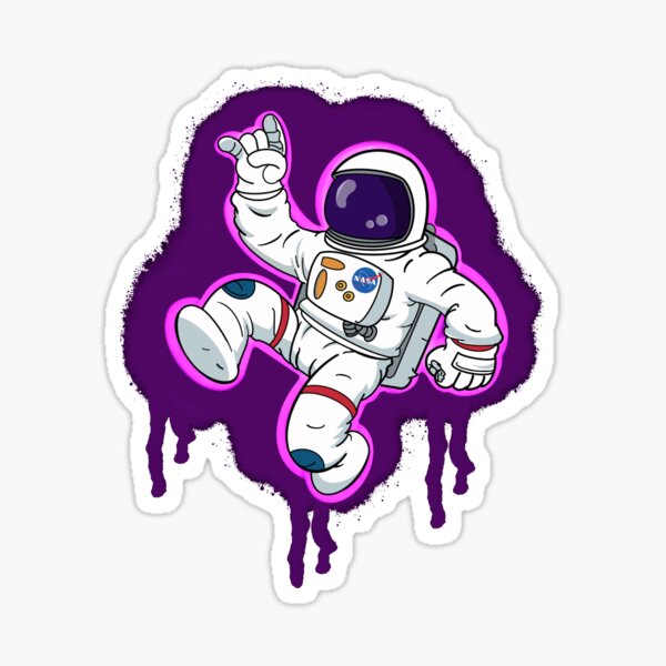 Houston Astronaut Sticker