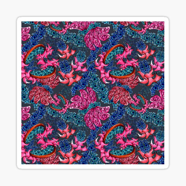 surface pattern design - two dimensional truth Sticker