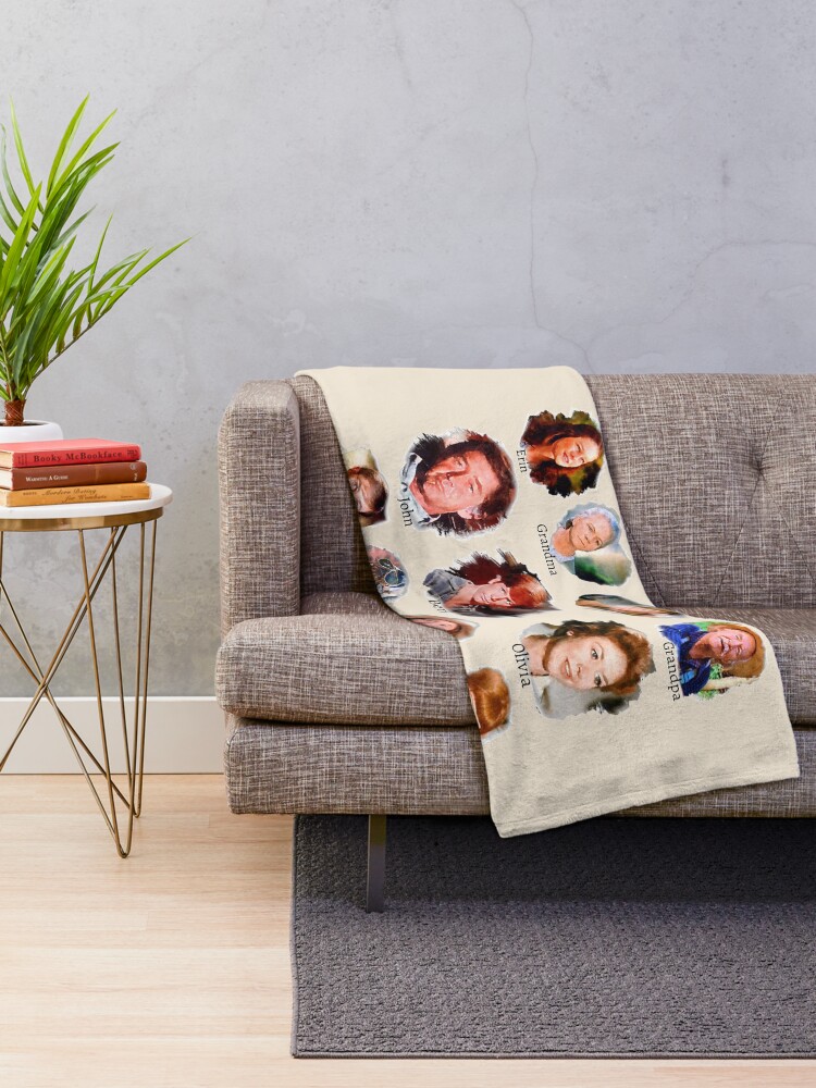 Alternate view of The Waltons Throw Blanket