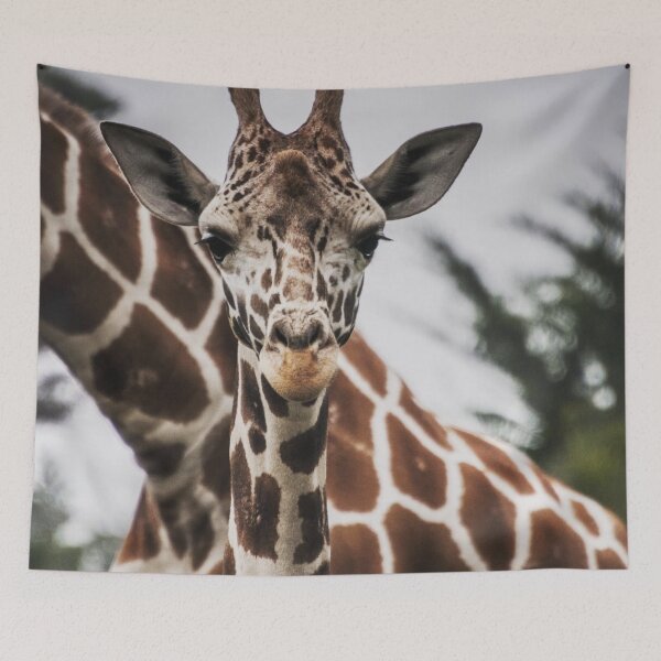Item preview, Giraffe head Giraffe fur print African Animal  designed and sold by mwagie.