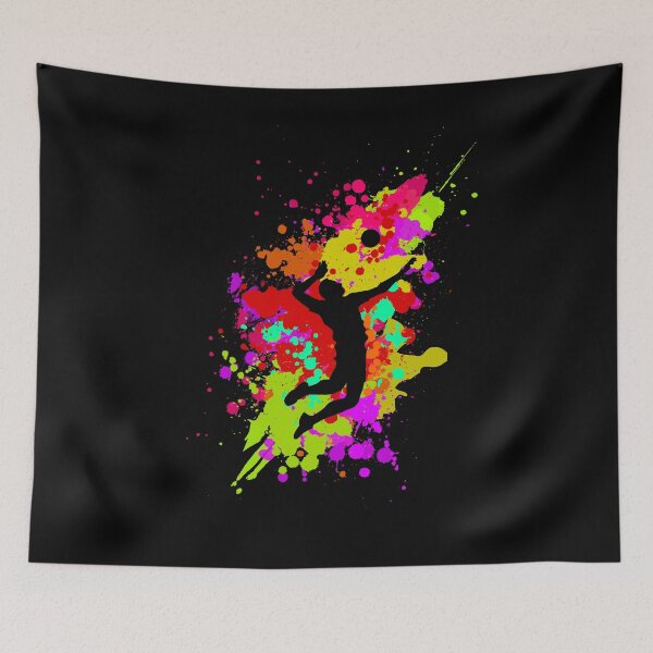 Item preview, beautiful volleyball sport with splashes of color. Gift for volleyball friends designed and sold by elnino8.