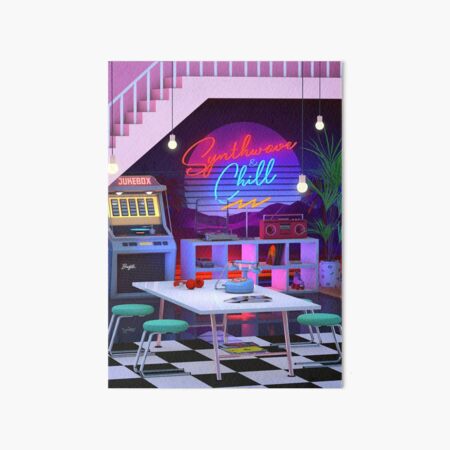 Item preview, Synthwave And Chill designed and sold by dennybusyet.