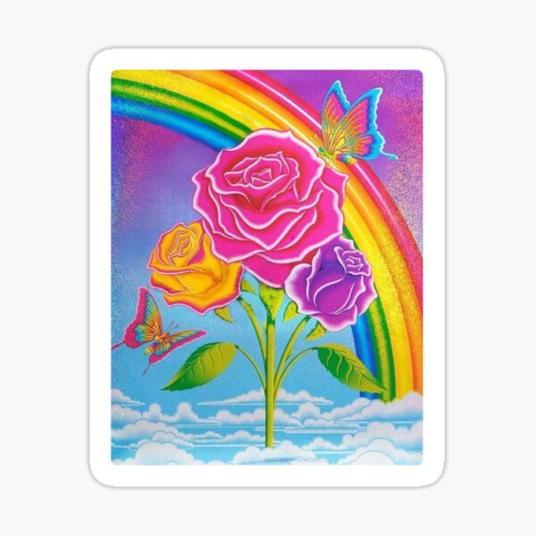 Lisa Frank Under the Rainbow Sticker Sticker