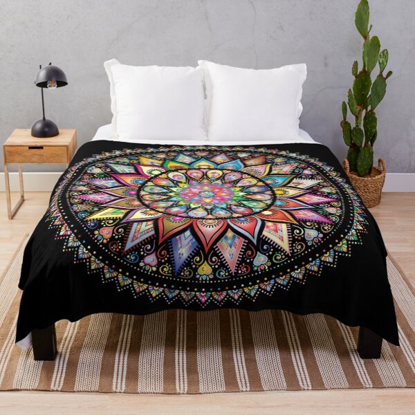 Item preview, Colorful Lotus Mandala Art designed and sold by simpleones.