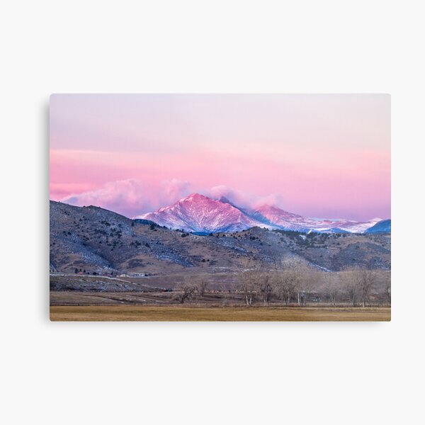 December 16th Twin Peak Sunrise View Metal Print