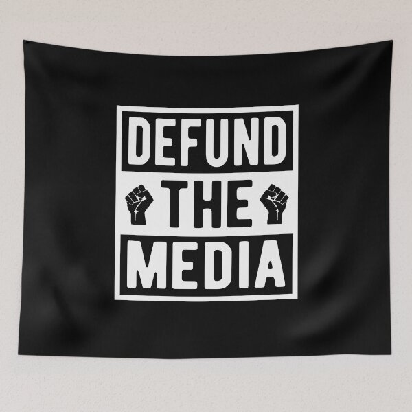 Item preview, Defund The Media and Fake News Political Protest with Fist designed and sold by Dan66.