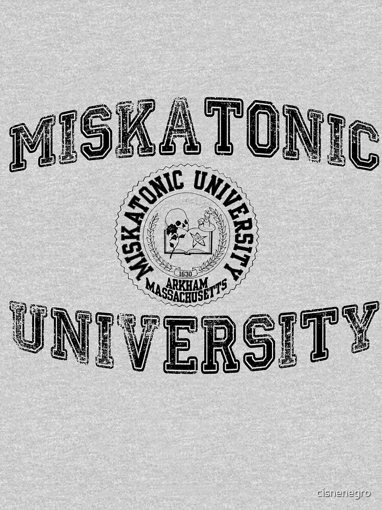Thumbnail 2 of 2, Baby One-Piece, Miskatonic University (Black version) designed and sold by cisnenegro.