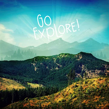 Artwork thumbnail, Go Explore! by RDeleansDesign