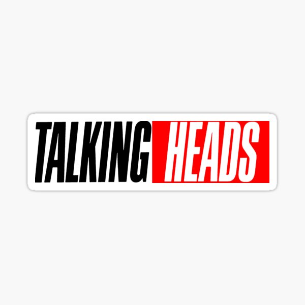 Talking Heads T-shirt Sticker