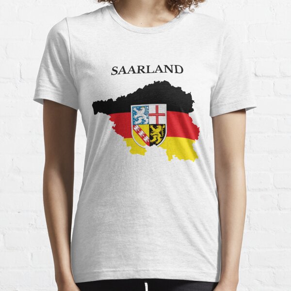 Saarland Map Flag, Germany Essential T-Shirt