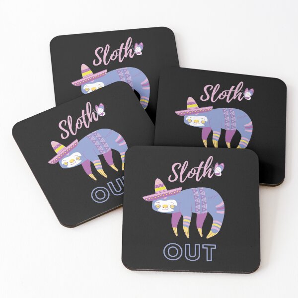 Item preview, Pink, Blue and Purple Sleeping Sloth designed and sold by MvuuStudio.