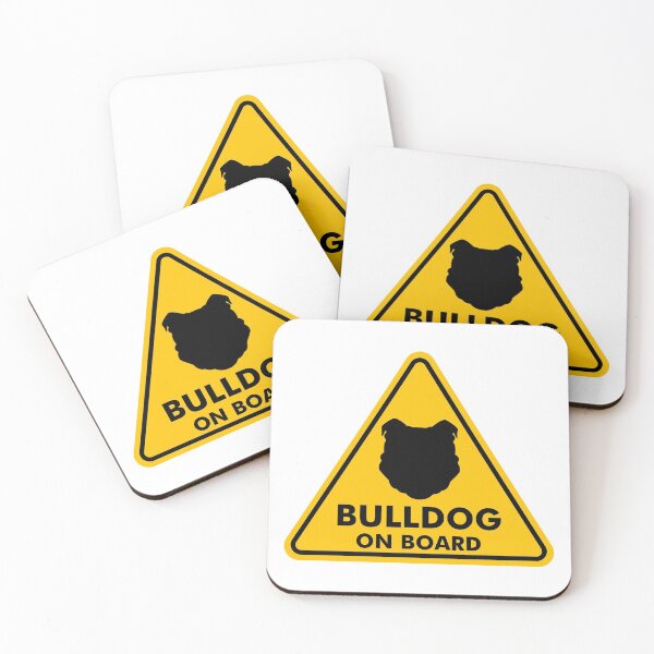 Item preview, Bulldog on Board  designed and sold by DogsHearted.