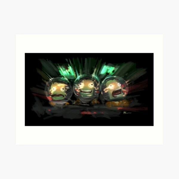 Kerbal Space Program Art Art Print