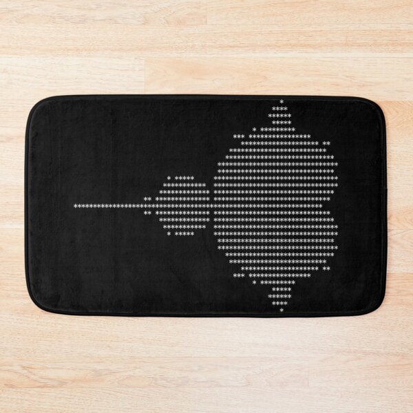 Item preview, Original Mandelbrot (Replica) white on black designed and sold by Rupert Russell.