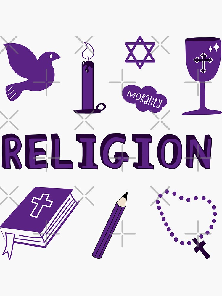 purple-religion-subject-pack-sticker-by-the-goods-redbubble