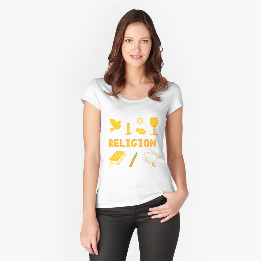 Item preview, Fitted Scoop T-Shirt designed and sold by The-Goods.