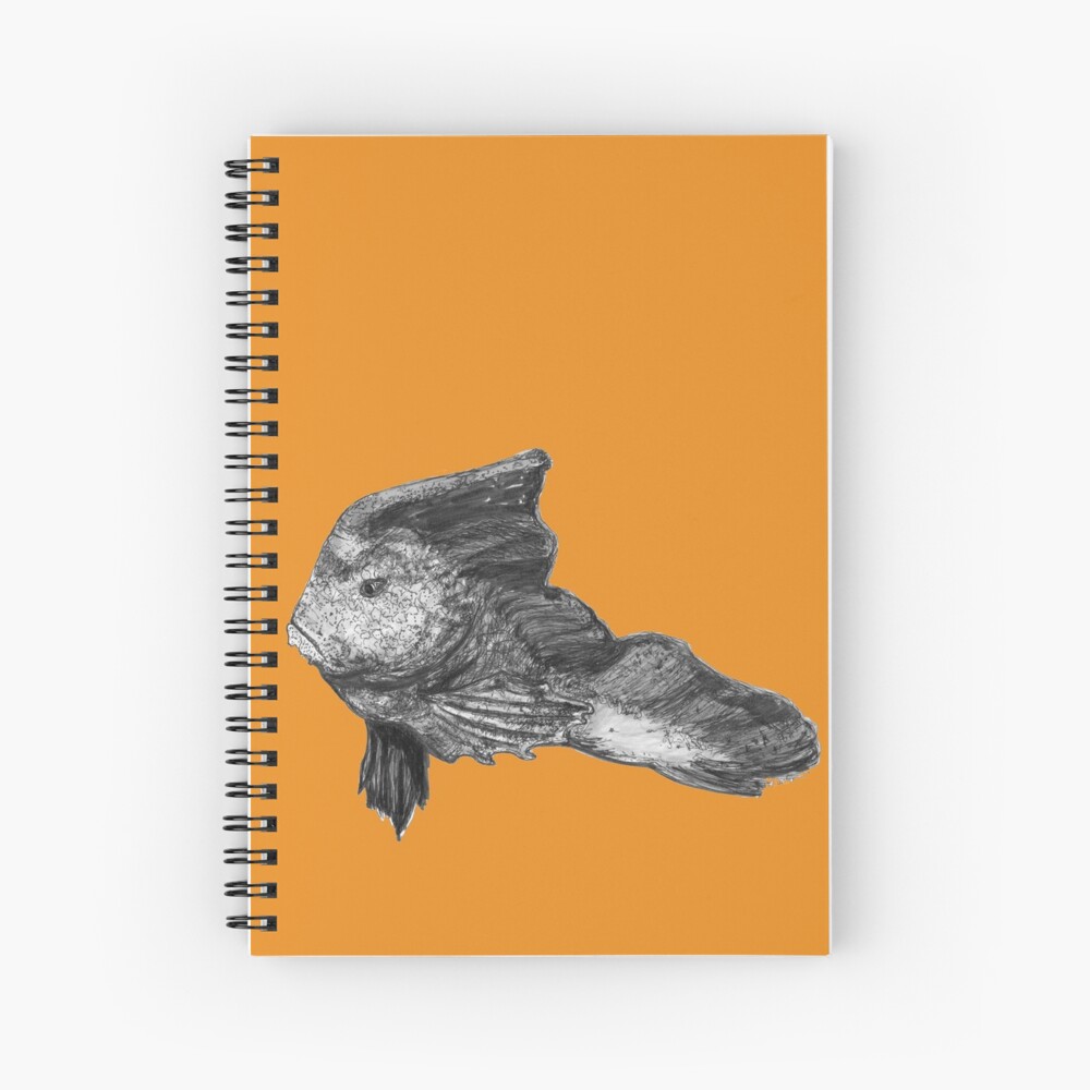 Paulina the Red Indian Fish Spiral Notebook