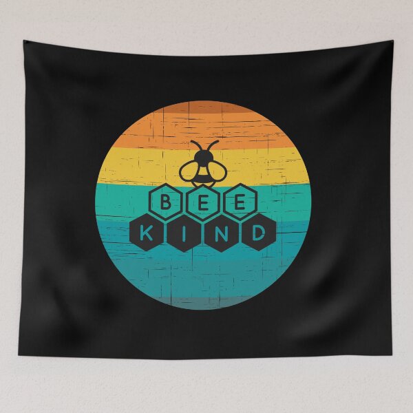 Item preview, Bee Kind Retro Vintage Distressed Sunset designed and sold by giftsbyminuet.