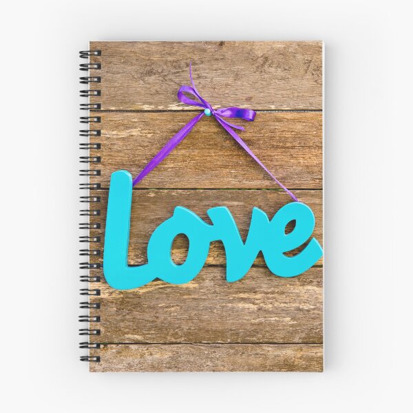 Item preview, Turquoise Love On Wood designed and sold by Nicolette Neish.