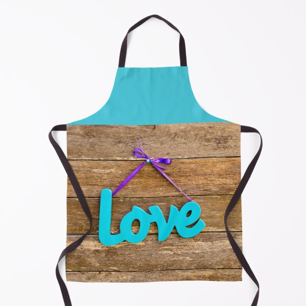 Item preview, Turquoise Love On Wood designed and sold by Nicolette Neish.