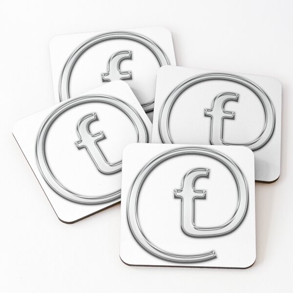 Item preview, f in an @ sign designed and sold by Logo-stick.