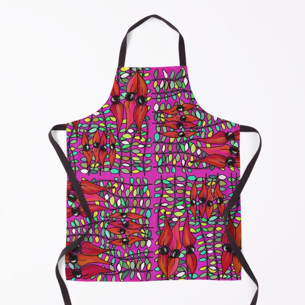 Item preview, iPad Art - Sturt Peas on Pink designed and sold by Georgie Sharp.