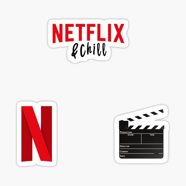 Netflix pack Sticker for Sale by seham1als