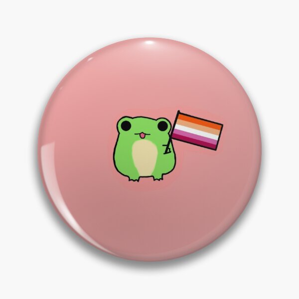 Queer Pride Frog Pin - 25% To Charity