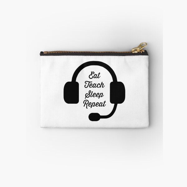 Item preview, Eat Teach Sleep Repeat | Teach Online | ESL Teacher | Distance Learning designed and sold by RocketPunchSC.