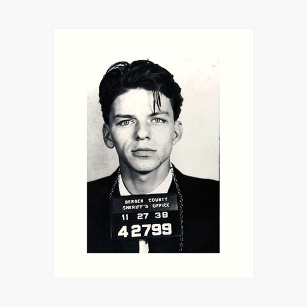 Foto policial de Frank Sinatra Lámina artística