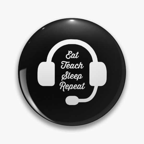 Item preview, Eat Teach Sleep Repeat | Teach Online | ESL Teacher | Distance Learning | II designed and sold by RocketPunchSC.