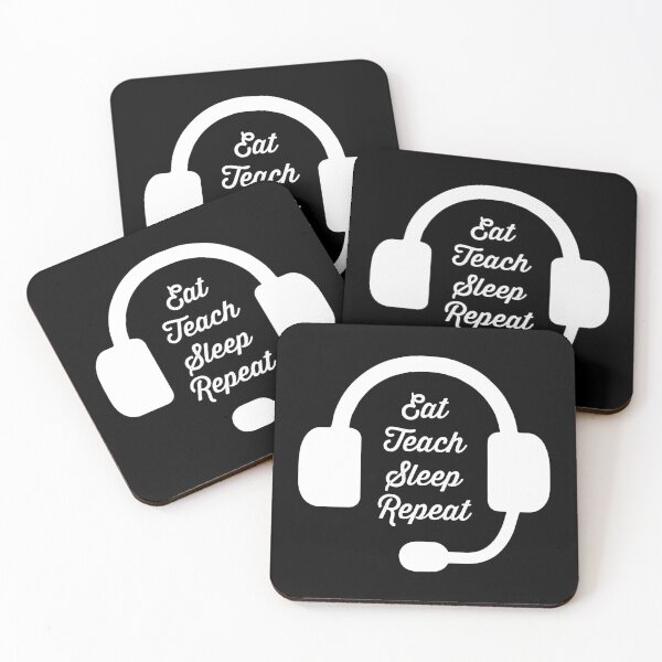 Item preview, Eat Teach Sleep Repeat | Teach Online | ESL Teacher | Distance Learning | II designed and sold by RocketPunchSC.