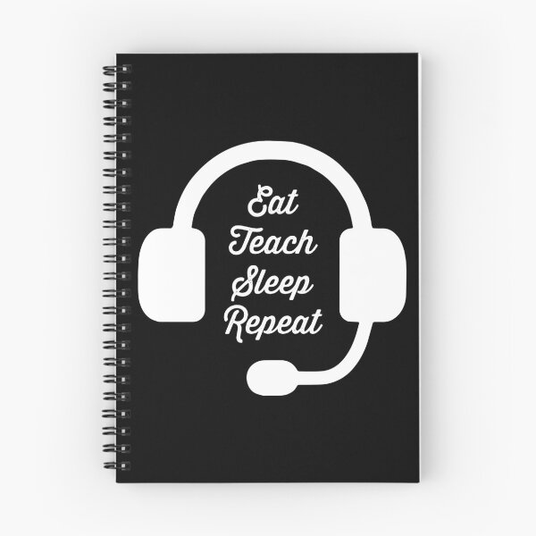 Item preview, Eat Teach Sleep Repeat | Teach Online | ESL Teacher | Distance Learning | II designed and sold by RocketPunchSC.