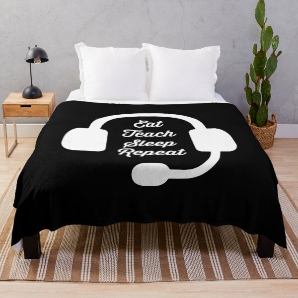 Item preview, Eat Teach Sleep Repeat | Teach Online | ESL Teacher | Distance Learning | II designed and sold by RocketPunchSC.