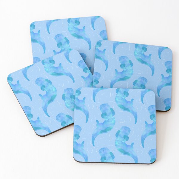 Item preview, Ice Blue River Otter Swimming designed and sold by SwaDesign.