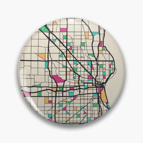 Item preview, Milwaukee, Wisconsin Street Map designed and sold by A Deniz Akerman.