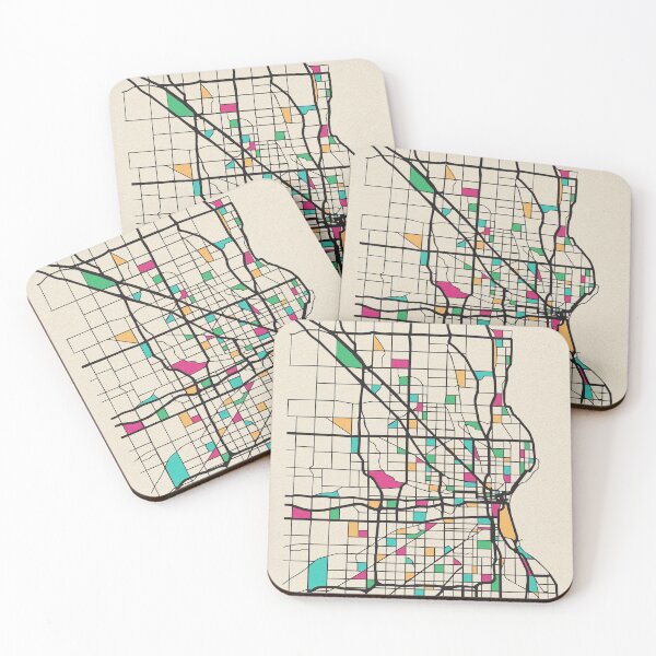 Item preview, Milwaukee, Wisconsin Street Map designed and sold by A Deniz Akerman.