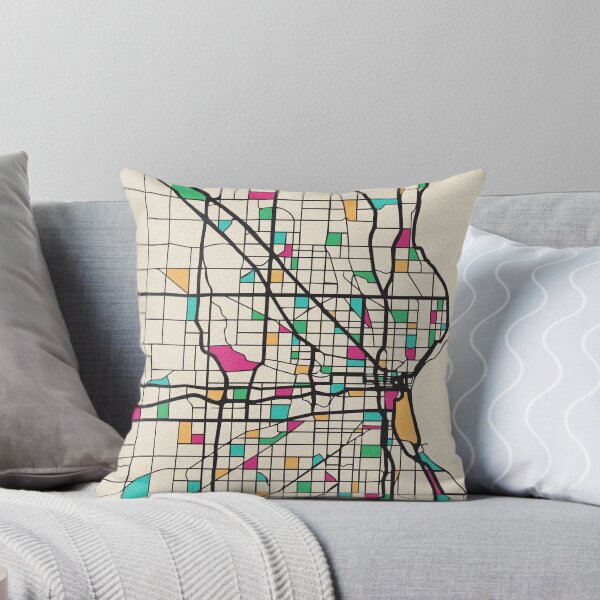 Item preview, Milwaukee, Wisconsin Street Map designed and sold by A Deniz Akerman.