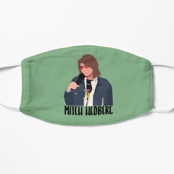 Mitch Hedberg Minimalist Flat Mask