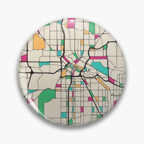 Item preview, Minneapolis, Minnesota Street Map designed and sold by A Deniz Akerman.