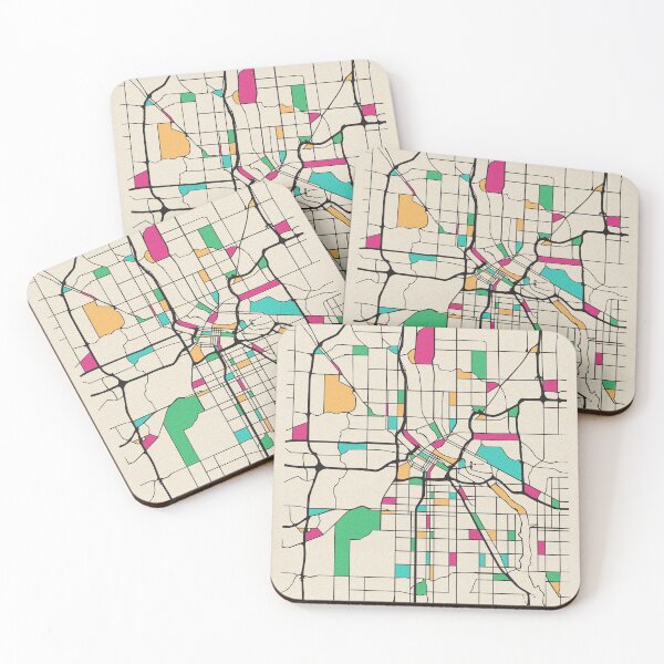 Item preview, Minneapolis, Minnesota Street Map designed and sold by A Deniz Akerman.