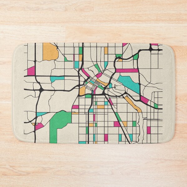 Item preview, Minneapolis, Minnesota Street Map designed and sold by A Deniz Akerman.