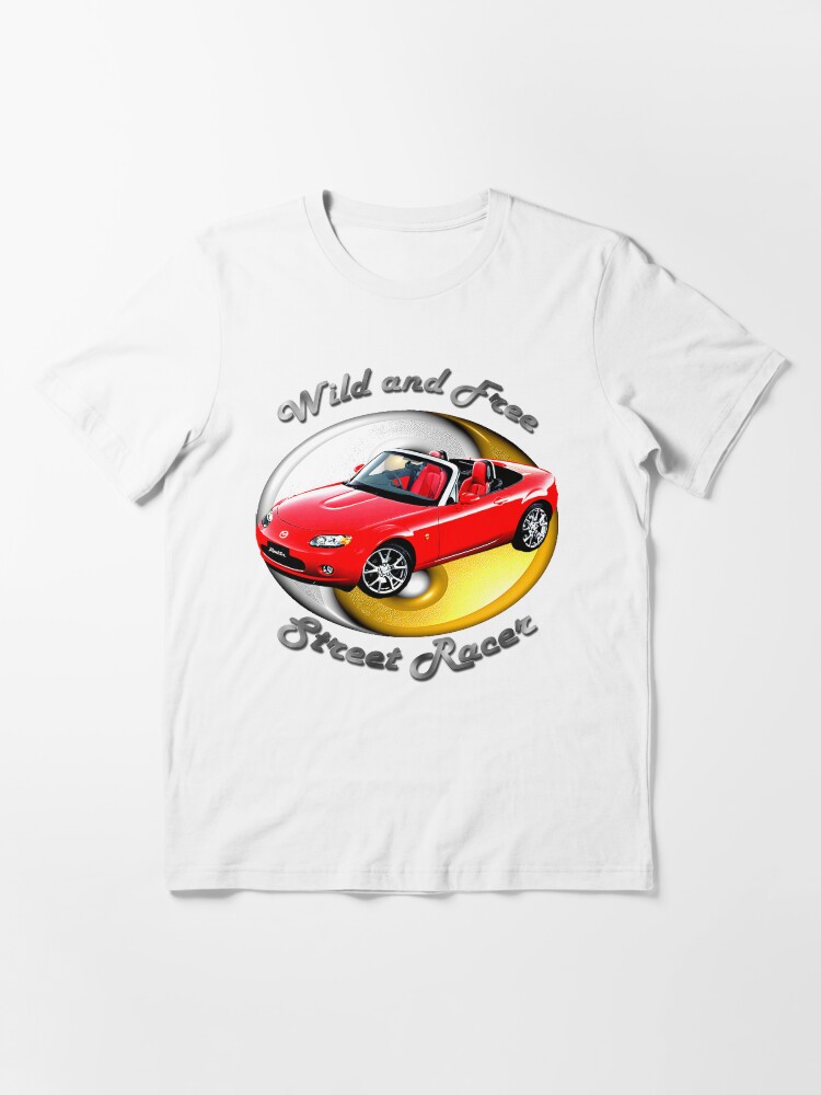Alternate view of Mazda MX-5 Miata Wild and Free Essential T-Shirt